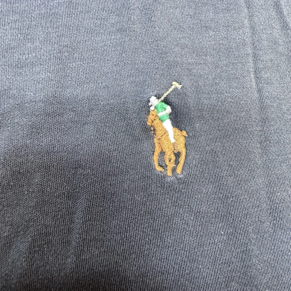 Polo‎ Ralph Lauren Polo Shirt Mens XXL Black Cotton Pima Soft Touch Flesh Pony
